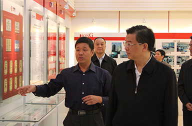 福建省委常委、省紀委書記倪岳峰調研虹潤公司